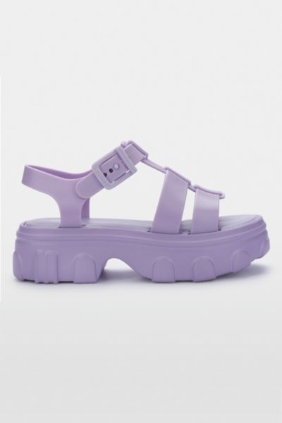 Melissa Ella Platform Sandal In Lilac, Women's At Urban Outfitters In Lilac