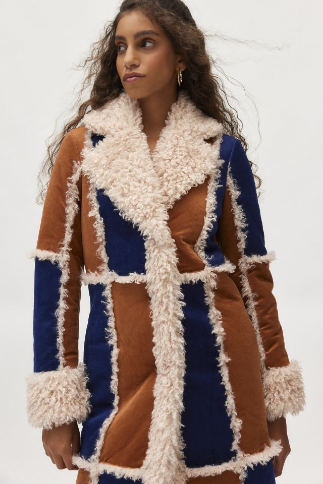 Kimchi Blue Ember Patchwork Coat #1