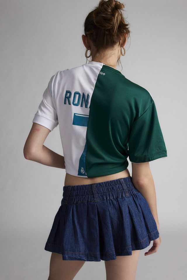 Short en Denim Micro Plissé Blaire Kimchi Blue #3