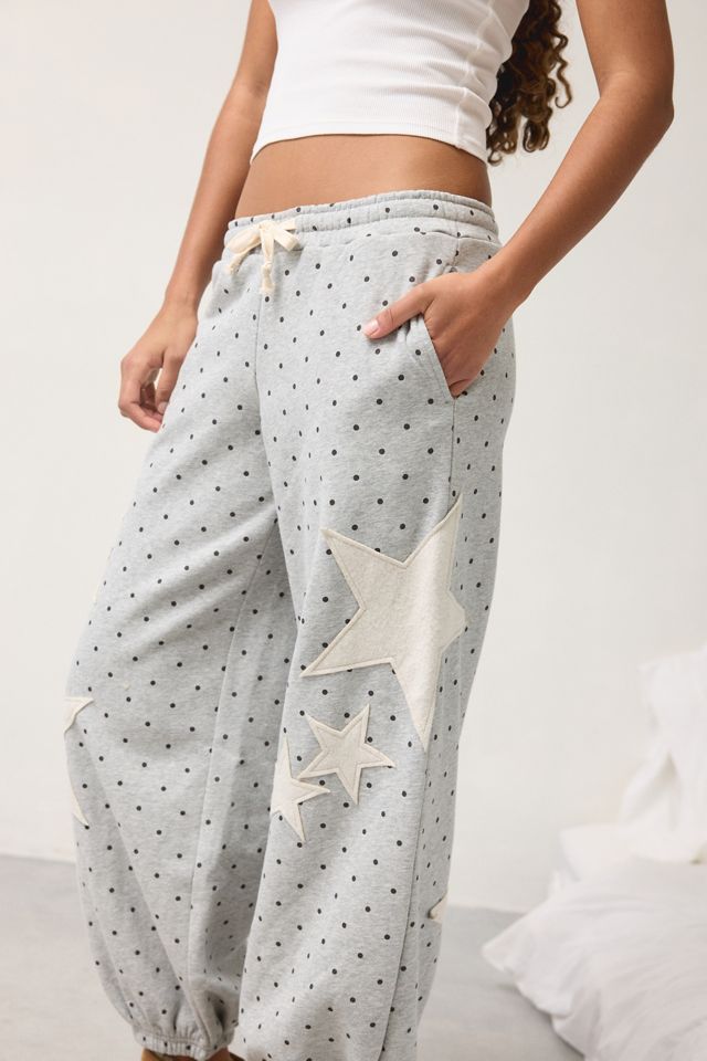 Out From Under Brenda Star Patch Jogger Sweatpants #1