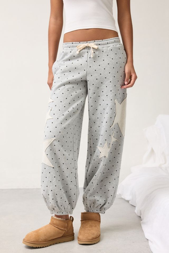 Out From Under Brenda Star Patch Jogger Sweatpants #3