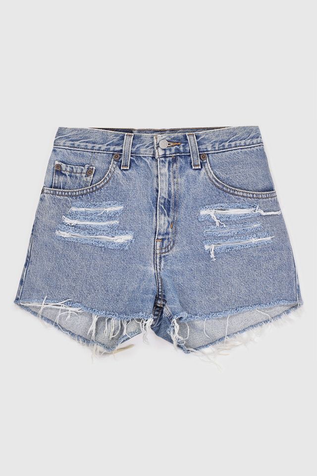 Jean Vintage Levi's 585 Bootcut - Taille W30 L34, Stonewash Bleu - Occasion