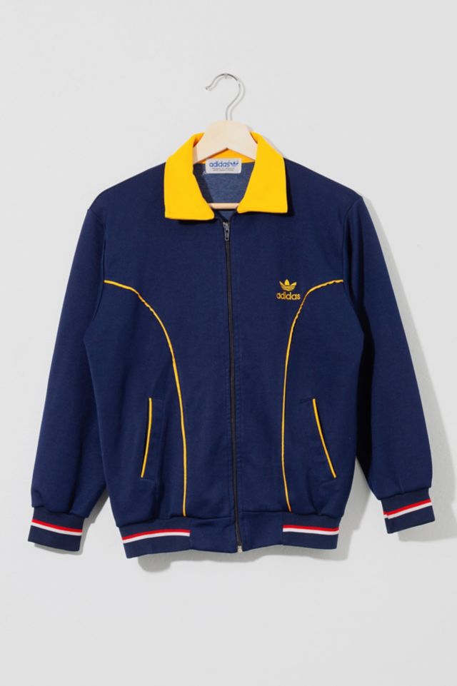 Blue and yellow track jacket hotsell