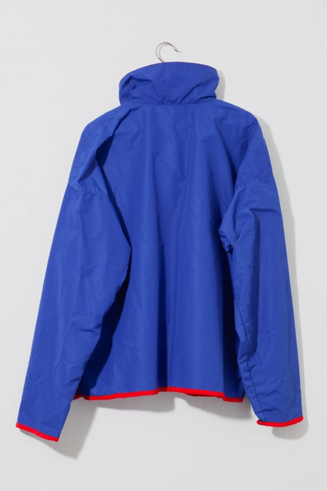 Vintage 1990s Blue Red Full Zip Oversized Windbreaker #1