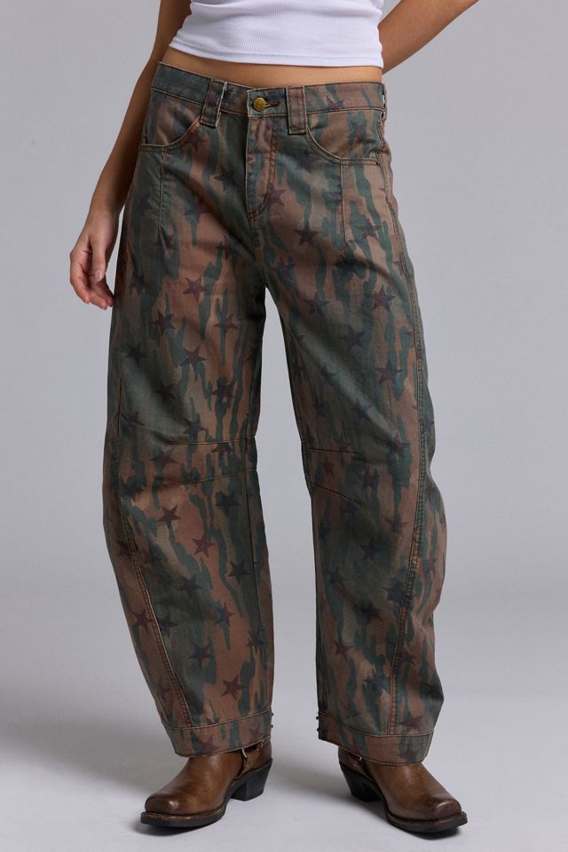 BDG Elise Low-Rise Barrel Leg Pants #1