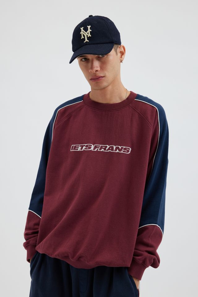 iets frans… Paneled Crew Neck Sweatshirt #1