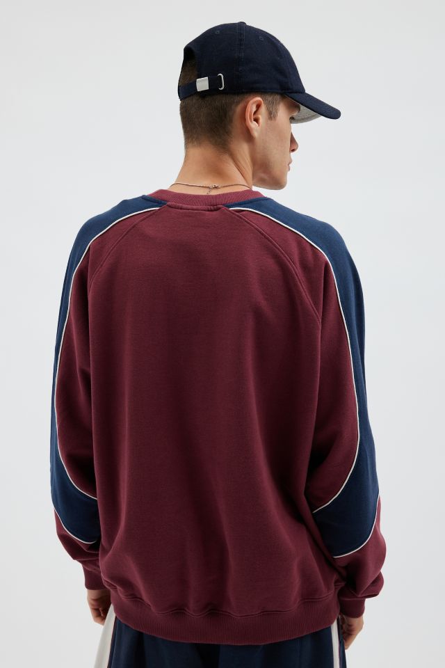 iets frans… Paneled Crew Neck Sweatshirt #2
