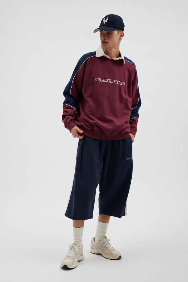 iets frans… Paneled Crew Neck Sweatshirt #3