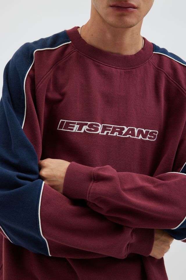 iets frans… Paneled Crew Neck Sweatshirt #4
