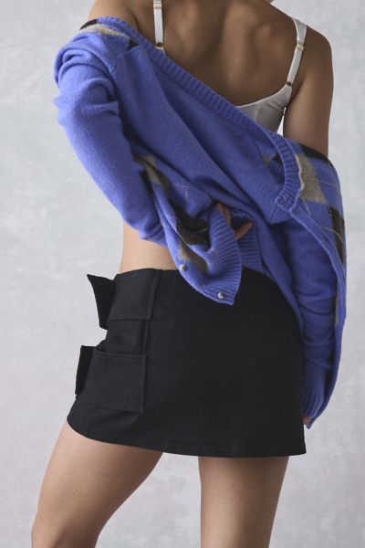 Silence + Noise Sophia Double Belted Micro Skort