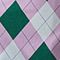 Pink + Green Argyle