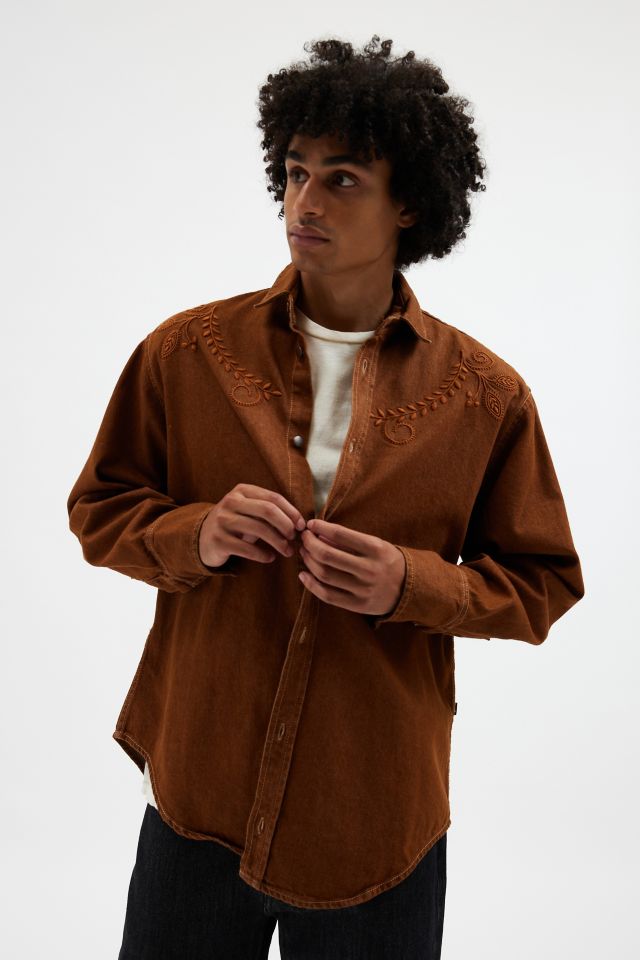 David Catalán Alma Long Sleeve Button-Down Overshirt #1