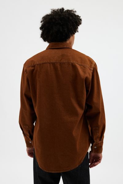 David Catalán Alma Long Sleeve Button-Down Overshirt