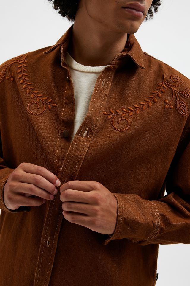 David Catalán Alma Long Sleeve Button-Down Overshirt #4