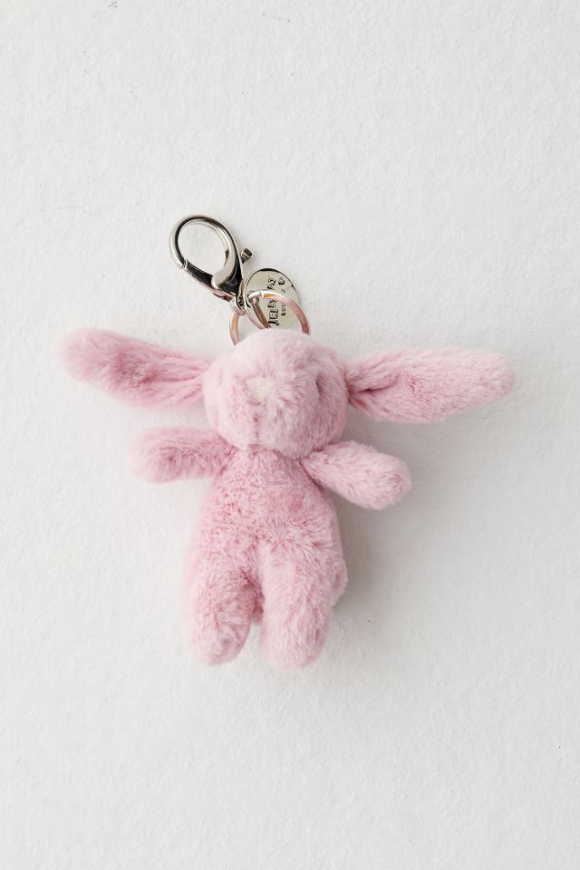 Jellycat Bashful Tulip Bunny Plushie Bag Charm & Keychain Urban