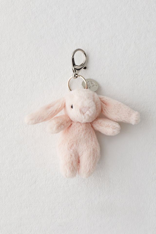 Jellycat Bashful Tulip Bunny Plushie Bag Charm & Keychain #1