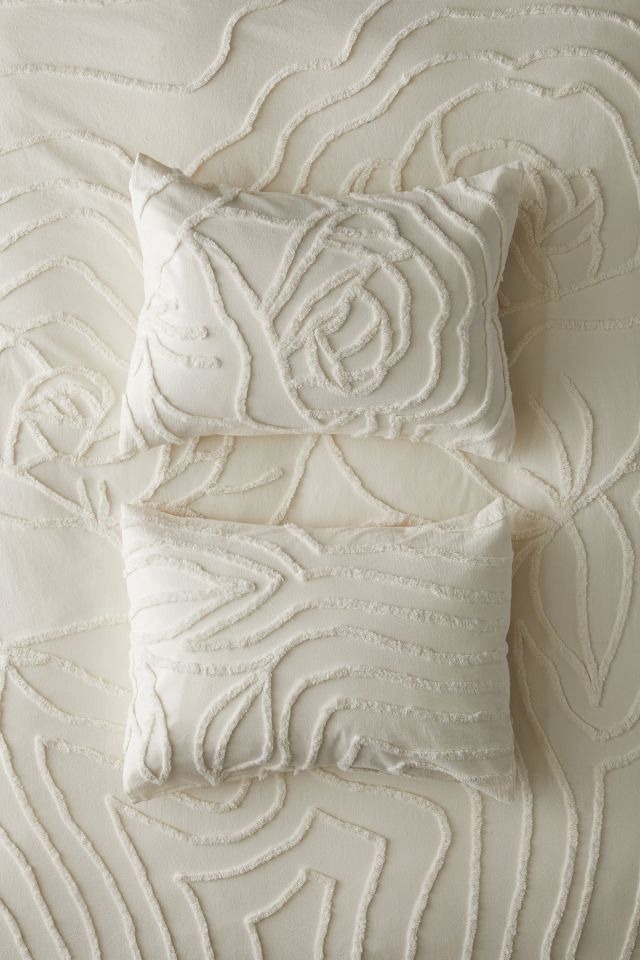 Rose Tufted Sham Set #1
