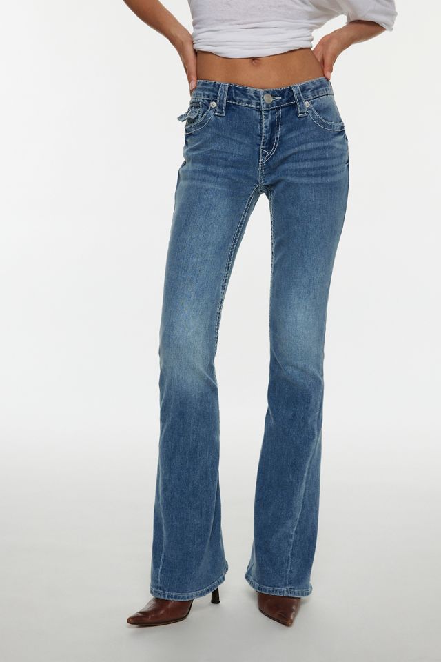 True Religion Big T Horseshoe Wing Flare Jean #1