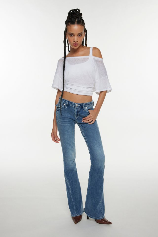 True Religion Big T Horseshoe Wing Flare Jean #3