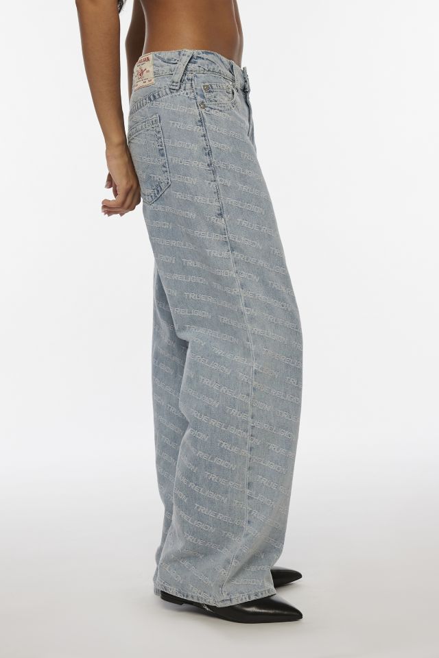 True Religion Bobbi Monogrammed Baggy Jean #2