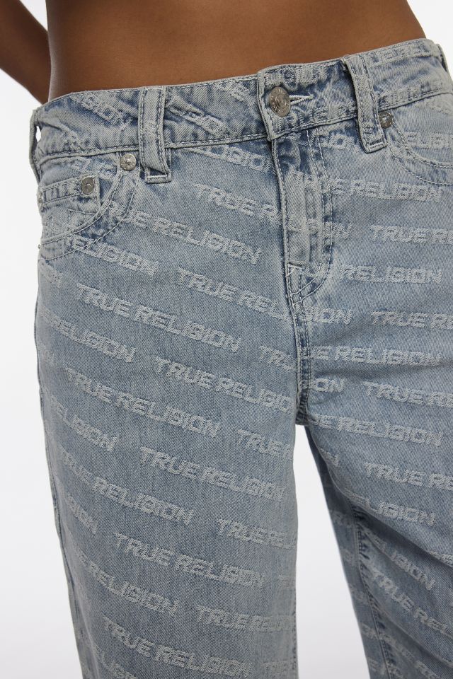 True Religion Bobbi Monogrammed Baggy Jean #3