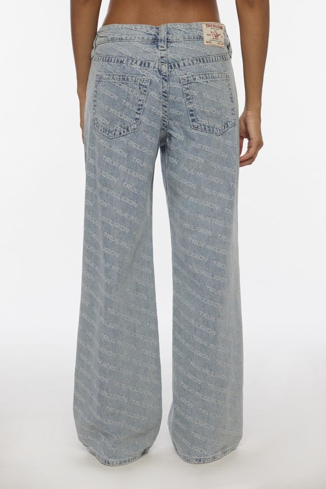 True Religion Bobbi Monogrammed Baggy Jean #4