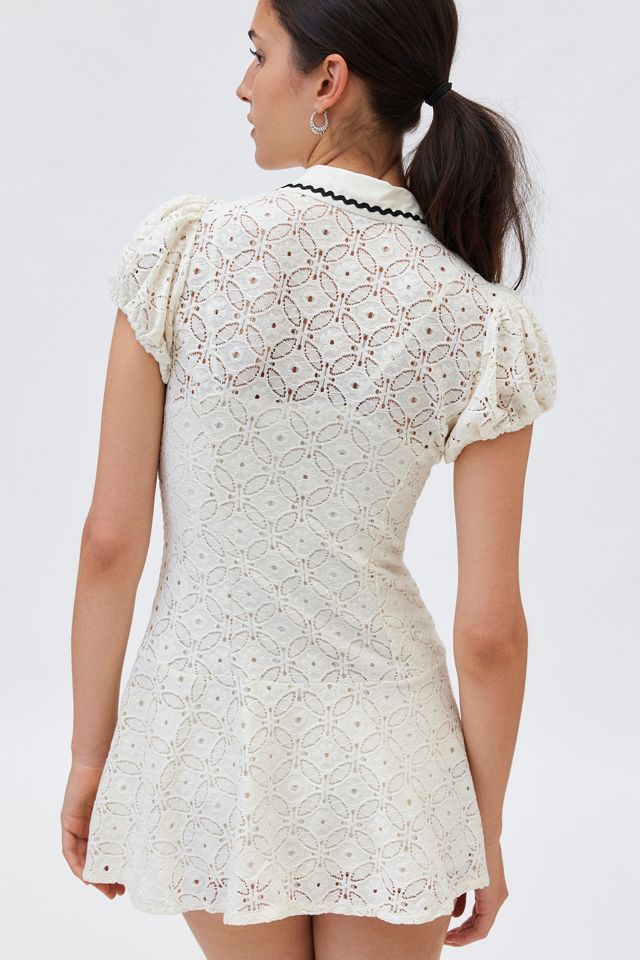 Kimchi Blue Aubrey Lace Collared Dress #4