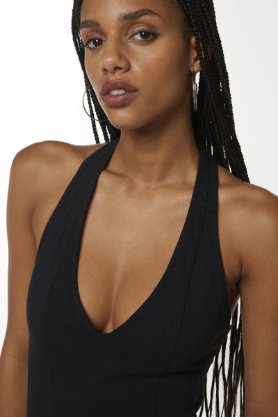 Silence + Noise Giselle Racerback Halter Mini Dress