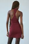 Silence + Noise Giselle Racerback Halter Mini Dress