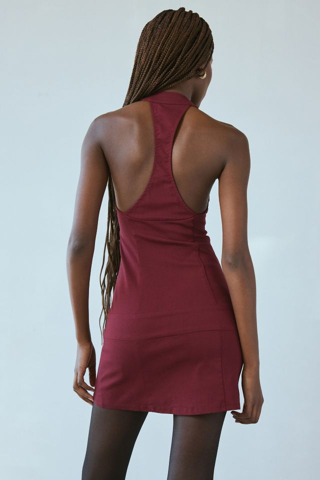Silence + Noise Giselle Racerback Halter Mini Dress #1