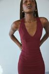 Silence + Noise Giselle Racerback Halter Mini Dress