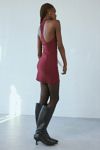 Silence + Noise Giselle Racerback Halter Mini Dress