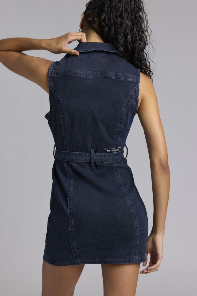 Robe Mini en Denim Moto True Religion #1