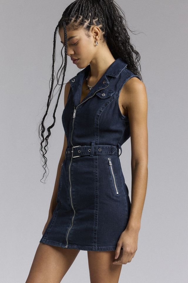 Robe Mini en Denim Moto True Religion #2