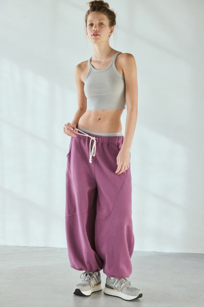 Shop Out From Under Kai Extreme Barrel Joggers Pant In Plum, Women's At Urban Outfitters