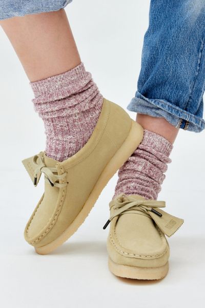 Clarks Leather Ankle Boots In Maple Suede