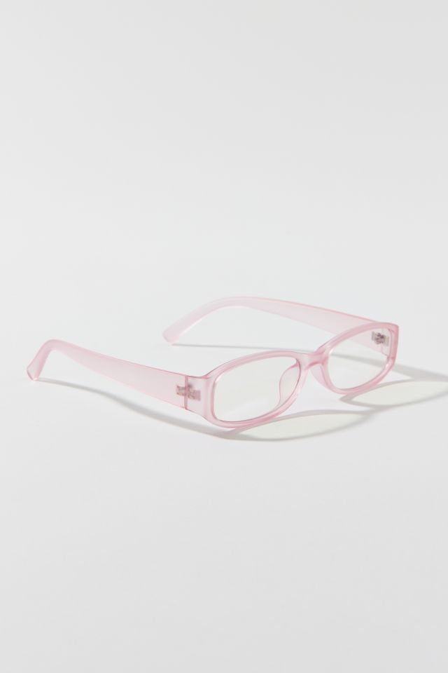 Bella '90s Slim Chunky Frame Blue Light Glasses #1