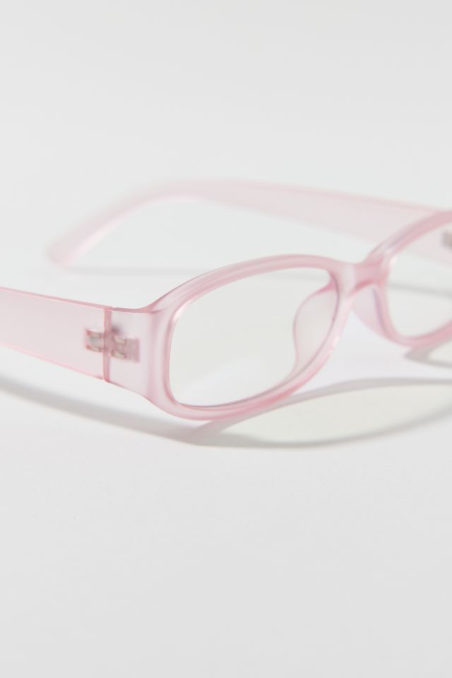 Bella '90s Slim Chunky Frame Blue Light Glasses #2