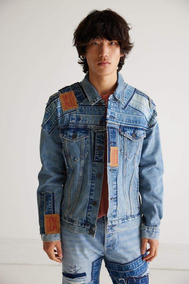 Levis patch denim jacket hotsell