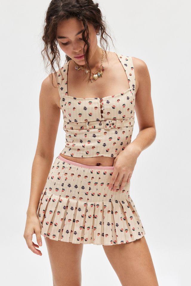 Kimchi Blue Mumu Crop Top And Mini Skirt Set #3