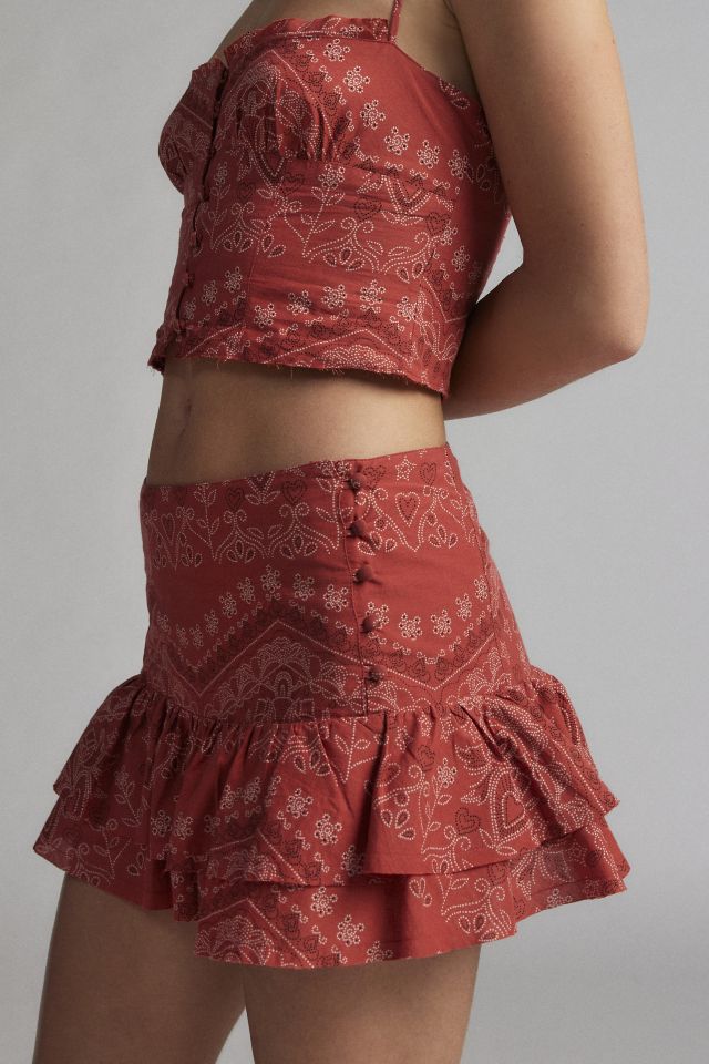 Kimchi Blue Eloise Crop Top & Mini Skirt Set #3