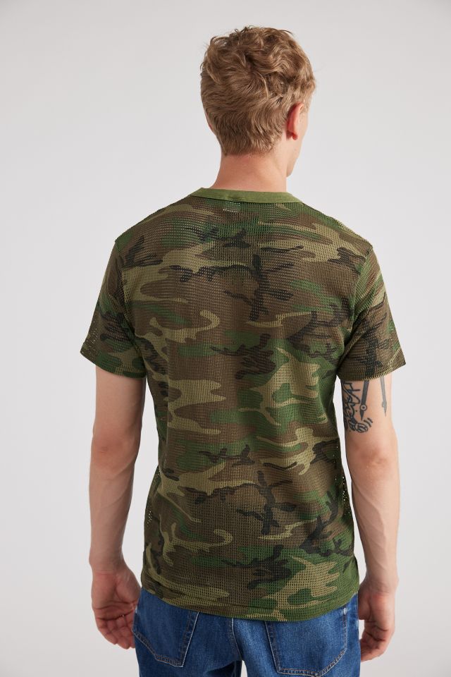 Urban Renewal Vintage Mesh Camo Tee #1