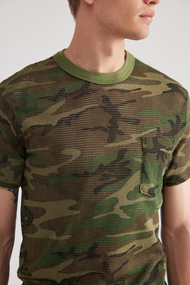 Urban Renewal Vintage Mesh Camo Tee #3