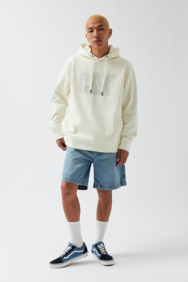 CAT Oversized Tonal Logo Hoodie Sweatshirt #2