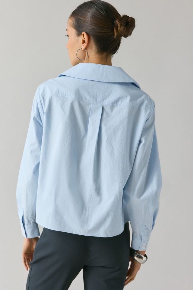 WMWM Blue Layered Button-Down Shirt #2