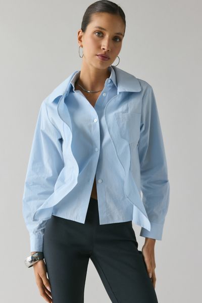 THRILLS X Hard Yakka Denim Button-Down Work Shirt | Urban