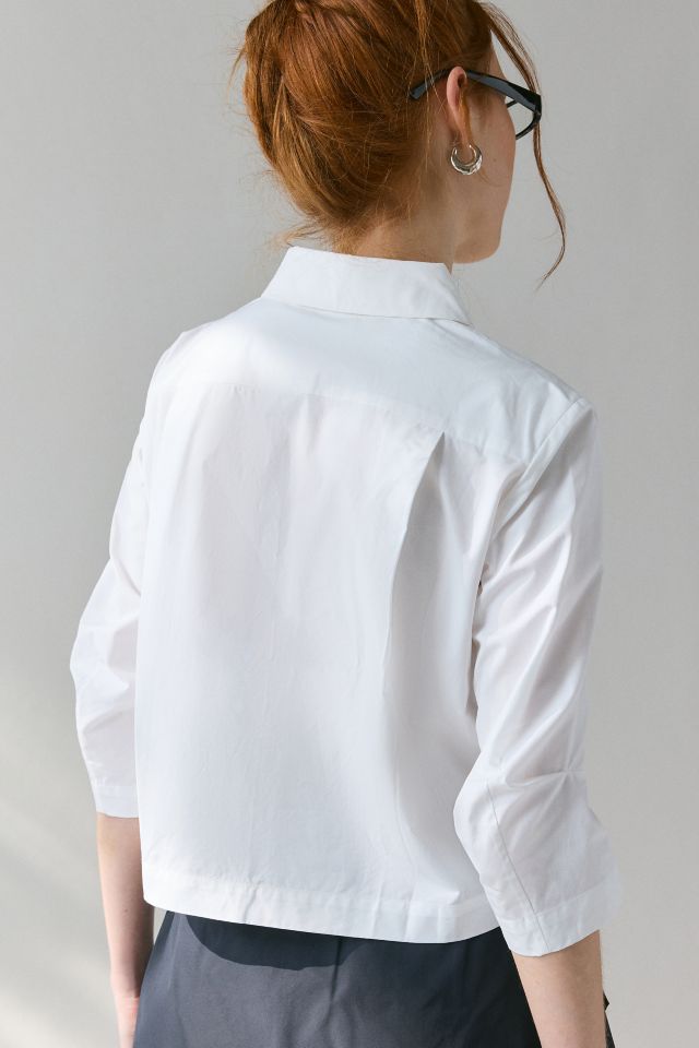WMWM Squared Collar White Button-Down Shirt #2