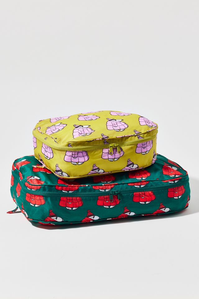 Cubes De Rangement Baggu Set – Night Sky (bleu Nuit) – 2 Sachets Zippés En Nylon Recyclé – NEUF
