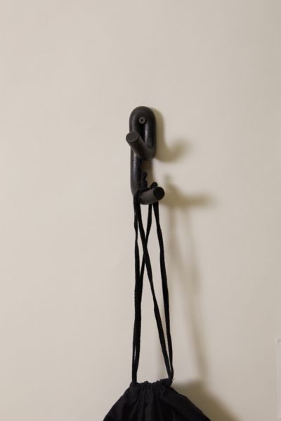 Sin Ceramic Leggy Crossed Wall Hook In Black At Urban Outfitters