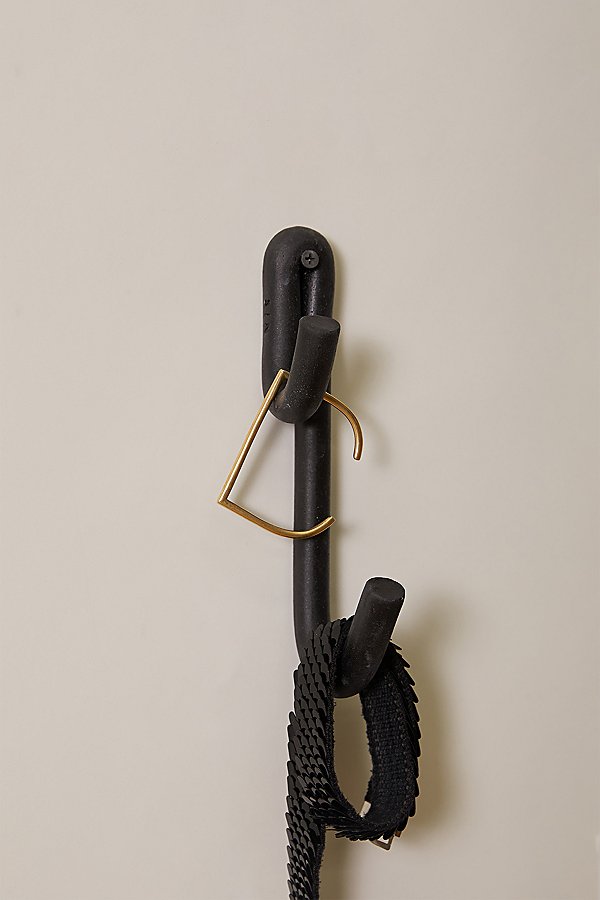 Sin Ceramic Leggy Long Wall Hook In Black At Urban Outfitters